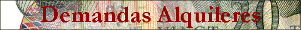 Demandas Alquileres